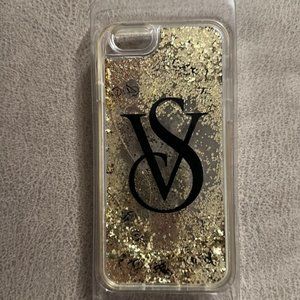 Victoria’s Secret- Rare IPHONE 66s water glitter cased